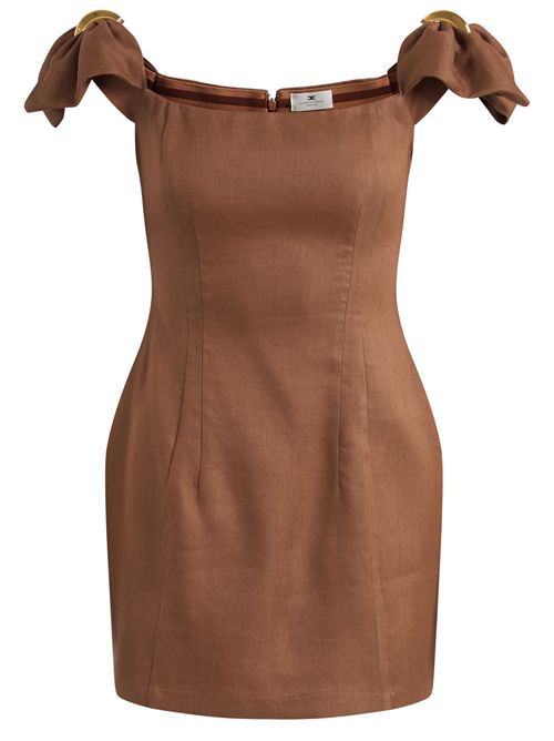 Mini abito in misto lino ELISABETTA FRANCHI | AB96862E2/600